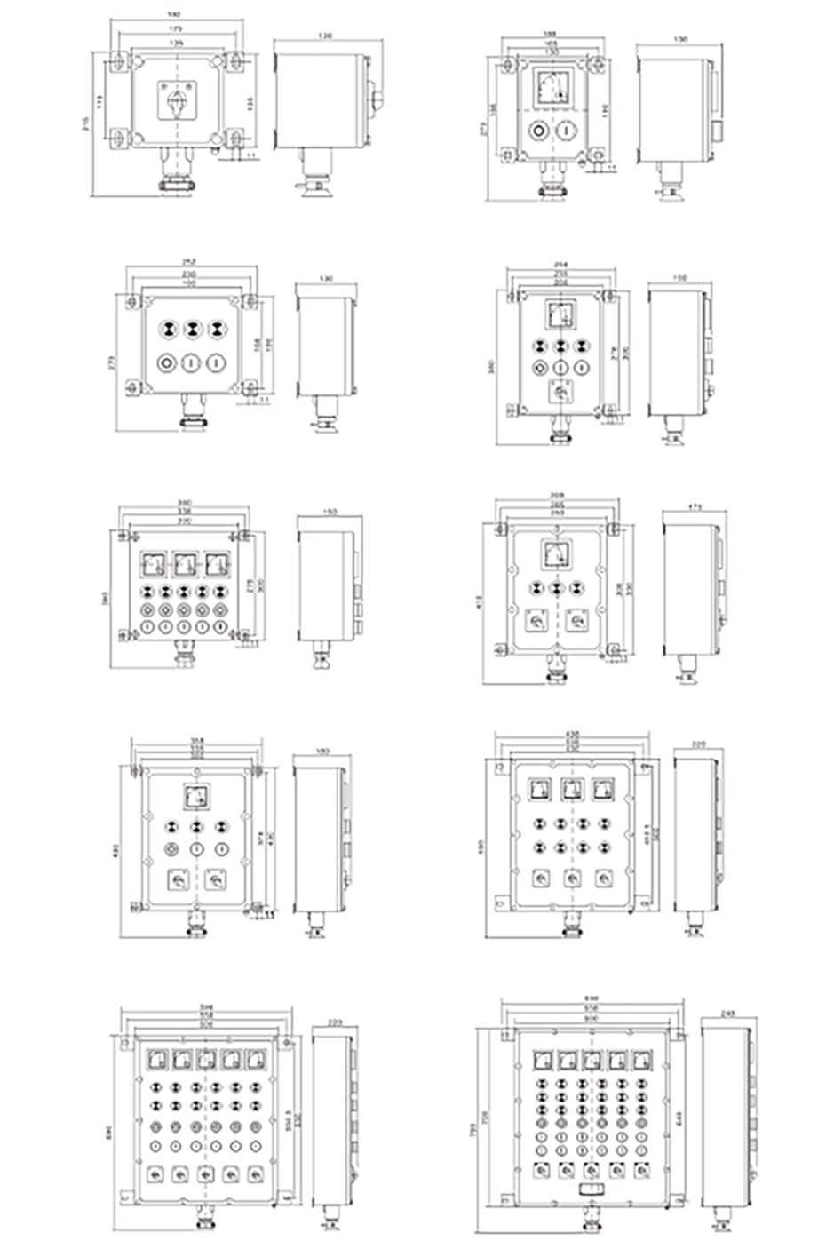 外形及安裝尺寸